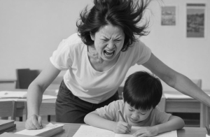 小时候被吼大的孩子，长大后连哭都不敢出声