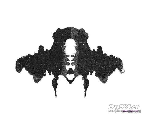罗夏墨迹测验图_心理实验_心理图库_心理学图_525心理网